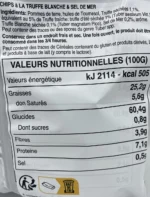 Chips à la truffe 90g – Image 2